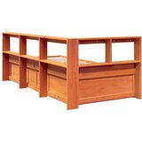  Krevet s regalom za knjige bez madraca 75 x 190 cm od borovine | shoptok.hr