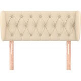  Uzglavlje s ušima krem 93x23x78/88 cm od tkanine | shoptok.hr