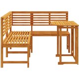  3-dijelni vrtni bistro set od čvrstog akacijinog drva | shoptok.hr