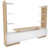 Hanah home ava - oak, white whiteoak tv stand | Eponuda.com