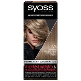 Syoss Permanent Coloration trajna barva za lase 50 ml odtenek 7-5 Natural Ashy Blond cene