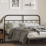  Kovinsko vzglavje črno 137 cm | Shoptok.si