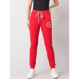 RELEVANCE Sweatpants-RV-DR-5992.71-red Cene
