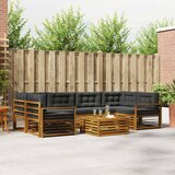  Set vanjskih sofa 7 kom. Prirodna i antracit | shoptok.hr