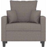  Fotelja smeđesiva 60 cm od tkanine | shoptok.hr
