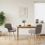  Trpezarijske stolice 2 pcs Tkanina Sivosmeđa | Eponuda.com