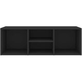  Klupa za spremanje obuće crna 105 x 35 x 35 cm od iverice | shoptok.hr