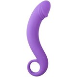 EasyToys - Anal Collection ukrivljen analni dildo - vijoličen Cene