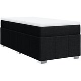  Krevet s oprugama i madracem crni 90x200 cm od tkanine | shoptok.hr