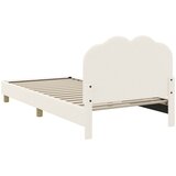  Krevet za djecu s uzglavljem Krem 80 x 200 cm Bouclé | Shoptok.si