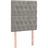 Maison Chic Posteljno vzglavje - Vzglavna omarica 2 kosa svetlo sivo 80x7x78/88 cm žamet, (22077258) Cene