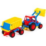 Polisei Traktor za decu sa lopatom i prikolicom Basics Polesie | Eponuda.com