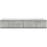  Nočne omarice Betonsko siva Inženirski les 100 x 36,5 x 16,5 cm, (22008109) | Shoptok.si