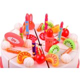  Set za igru rođendanska torta i slastice na čičak, 65 dijelova | shoptok.hr