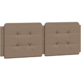  Jastuk za uzglavlje boja cappuccina 140 cm od umjetne kože | shoptok.hr