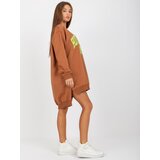 Vikki Sweatshirt-VI-BL-3102.01P-brown-green | shoptok.hr