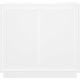  Komoda bijela 80 x 34 x 75 cm od konstruiranog drva | Eponuda.com