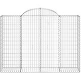  Lučne gabionske košare 10kom 200x50x140/160cm pocinčano željezo | shoptok.hr