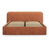 Micadoni Ciglasti tapecirani bračni krevet s prostorom za odlaganje s podnicom 200x200 cm Elizabeth – | shoptok.hr