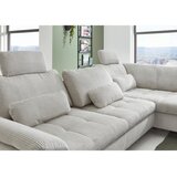 Beldomo Style SEDEŽNA GARNITURA, velur ekru | Shoptok.si