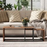  Set od 2 stolića za kavu stolića za sofu pomoćnih stolića iverica metal 90 x 48 x 42 cm/59 x 42 x 36 cm crna+smeđa | shoptok.hr