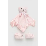 Ugg Cipelice za bebe Bixbee And Lovey Bear Stuffie, boja: ružičasta