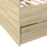  Dnevni krevet s ladicama bez madraca boja hrasta 75x190 cm | shoptok.hr