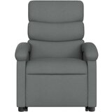 vidaXL Naslonjač na podizanje od tkanine tamnosivi | shoptok.hr