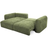 Makamii Zelena sklopiva/s prostorom za odlaganje kutna garnitura od šenila (s lijevim kutom/s ležaljkom) Mele – | shoptok.hr