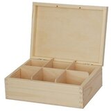  Drvena kutija za čaj 21 x 16.3 x 7.3 cm | shoptok.hr