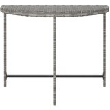vidaXL Vrtna mizica siva 100x50x75 cm poli ratan | Shoptok.si