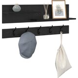  Vješalica za kapute na zidu Zidne Crni hrast 90 x 15 x 36 cm | shoptok.hr