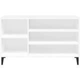 Ormarić za cipele bijeli 102 x 36 x 60 cm od konstruiranog drva | shoptok.hr