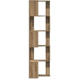  Kutni regal z knjige 5 razine artisian hrast 50x50x179cm drveni | Eponuda.ba