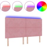  LED uzglavljica Ružičasta 90 cm Baršun | shoptok.hr