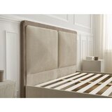 Bobochic Paris Bež/sivorjava oblazinjena oblazinjena zakonska postelja z letvenim dnom 180x200 cm Mara – | Shoptok.si