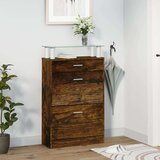 Ormarić za cipele boja hrasta 63x24x104 cm konstruirano drvo | shoptok.hr