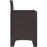  Vrtna stolica 2 pcs Smeđa 53 x 49 x 85 cm Polipropilen | shoptok.hr