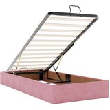 vidaXL Otomanski posteljni okvir brez vzmetnice roza 90x200 cm žamet | Shoptok.si