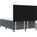  Krevet s opruga kutije Tamno siva 200 x 160 cm Baršun | shoptok.hr