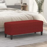  Klupa Crvena boja vina 100x35x41 cm od tkanine | shoptok.hr