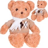  Mekani medvjed teddy u džemperu i šalu, 60 cm | shoptok.hr