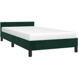  Okvir za krevet bez madraca tamnozeleni 90x190 cm baršunasti | shoptok.hr