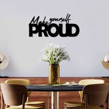 Wallity zidna dekoracija Make Yourself Proud, 56x26cm, Crna | ePonuda.com
