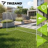 Trizand nogometni gol 213 × 150 × 90 cm – metalni vrtni gol s mrežom | shoptok.hr