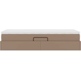 Krevet s madracem i skladištem Boja cappuccina 100 x 200 cm | shoptok.hr