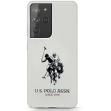 ZDA POLO ASSN. SILIKONSKI OVITEK LOGO ZA SAMSUNG GALAXY S21 ULTRA WHITE, (21834003)