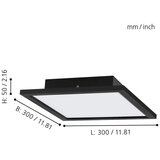 Eglo 99415 - led rgb prigušiva plafonska svetiljka salobrena-c LED/16W/230V + daljinski upravljač | Eponuda.com