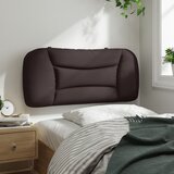 Jastuk za uzglavlje Hvar tamnosmeđi 80 cm od tkanine | shoptok.hr