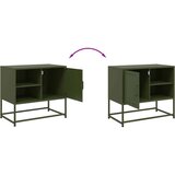 vidaXL TV ormarić maslinastozeleni 68x39x60,5 cm čelični | shoptok.hr